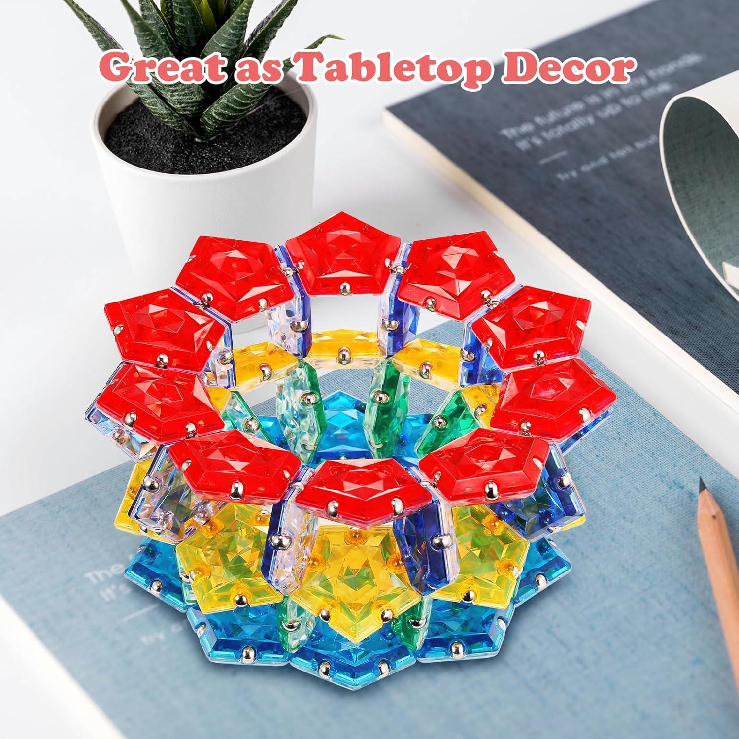 LAFFTRAK Esfera Magnética Antiestrés Set 12 Piezas Rojo