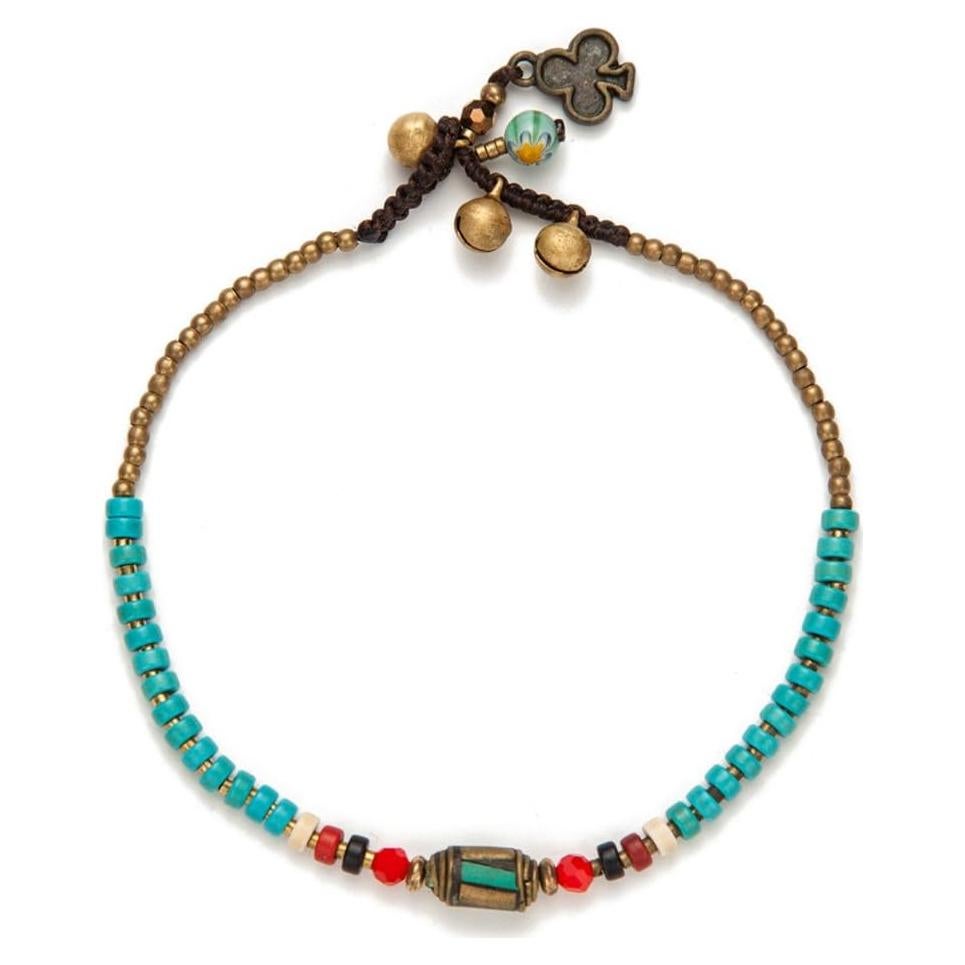 Pulsera de Tobillo Bohemia Kelistom de Piedra Natural 24cm