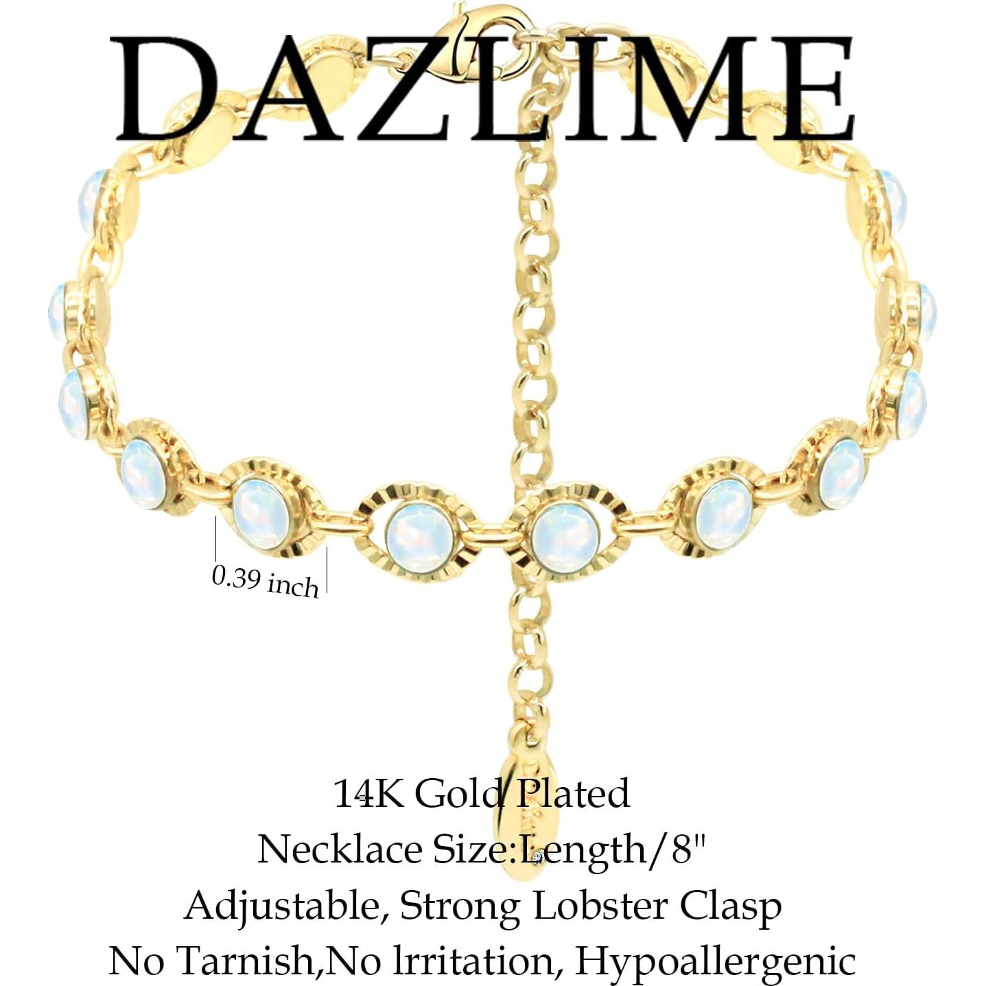 Tobillera Ajustable Impermeable Oro 14k para Mujeres