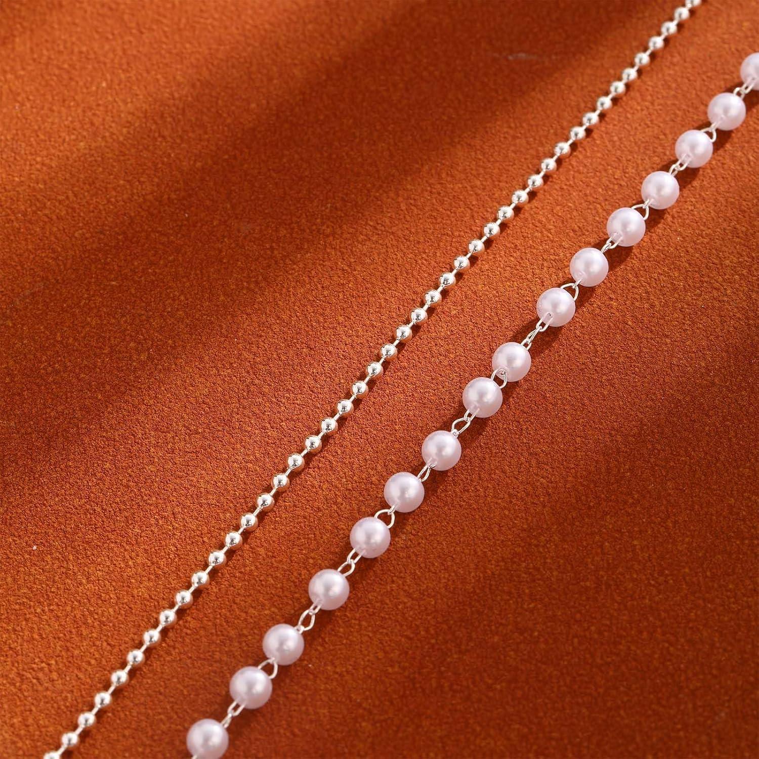 Tobilleras de Oro 14K para Mujeres ASCOMY - Ajustables y Delicadas