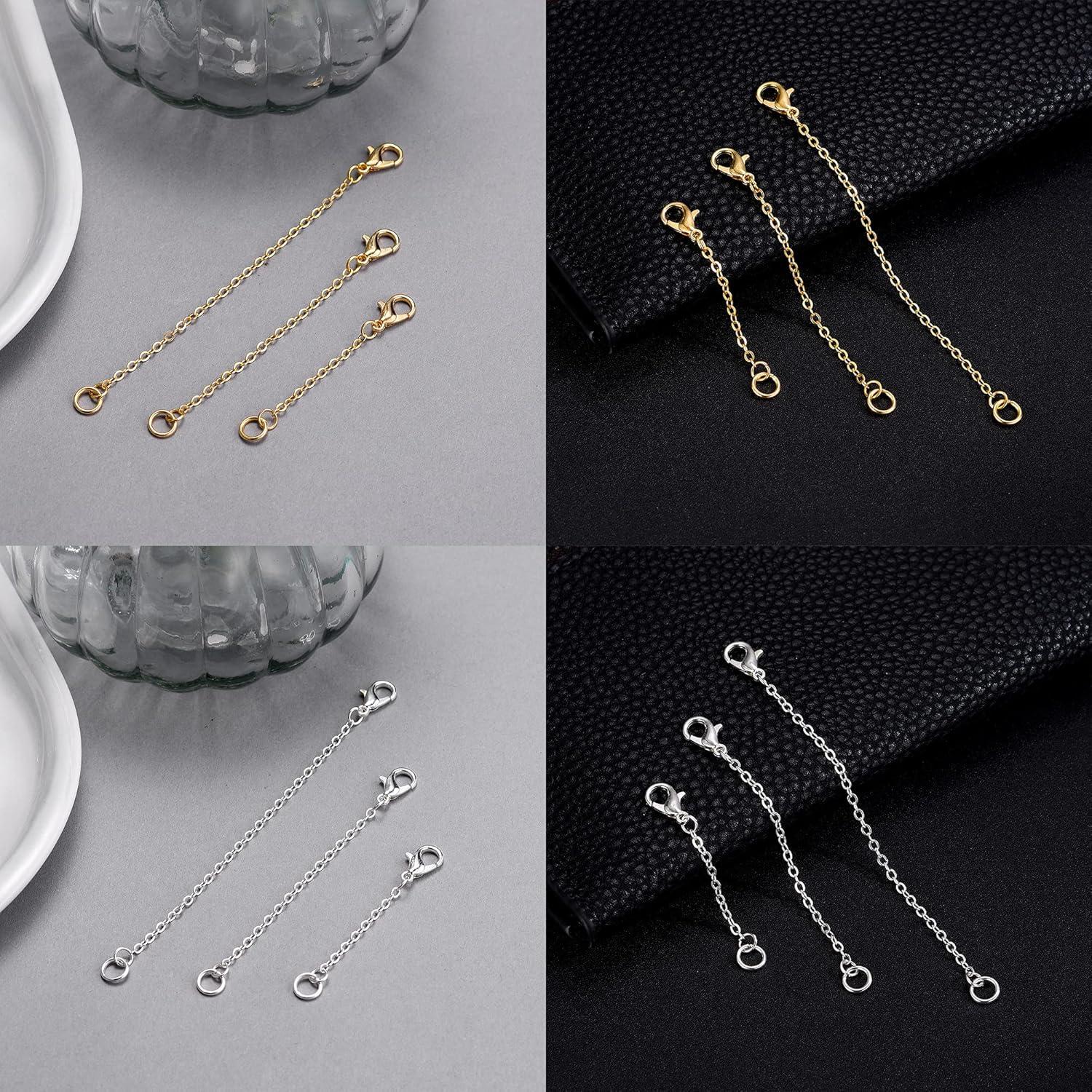 Extensores de Pulseras de Tobillo Softones 12-18 Pcs Oro Plata