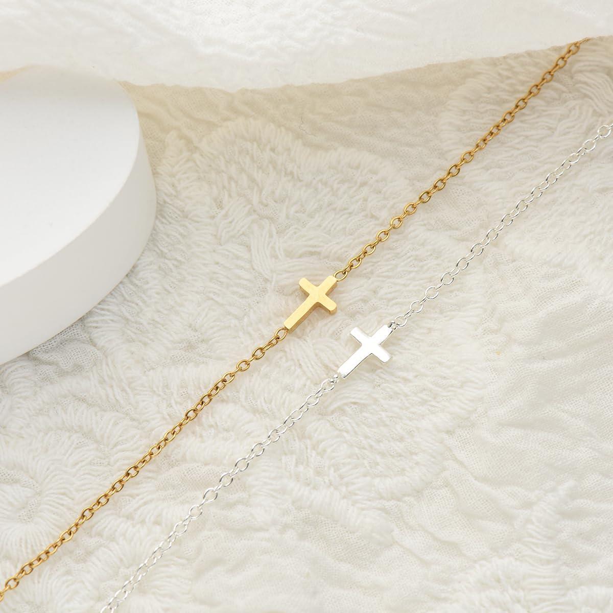 Tobilleras de Oro 18K para Mujeres Ajustables Resistentes al Agua