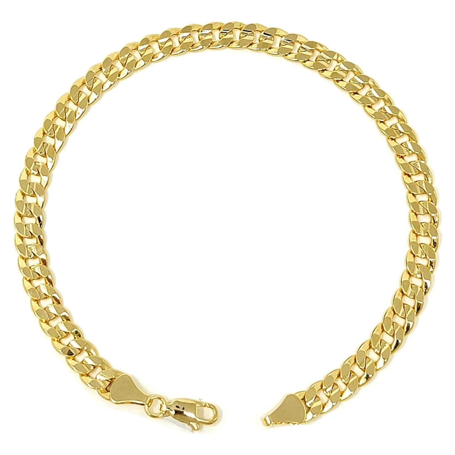 Tobillera de Oro Electrolítico Fashion 21 para Mujeres 25.4 cm