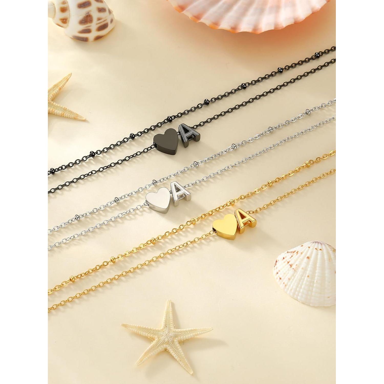 Brazalete de Tobillo Iniciales Prosteel Ajustable Acero Inoxidable