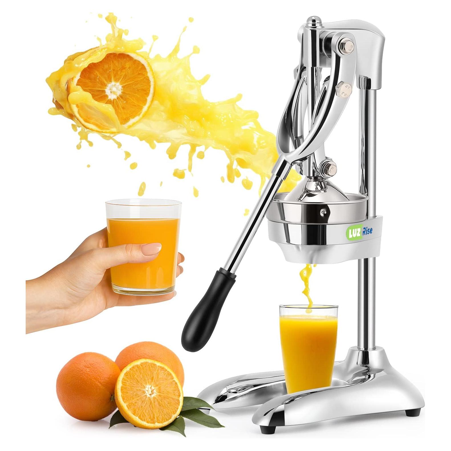 Exprimidor Manual Luzrise de Acero Inoxidable 3.98 kg 0.5 L