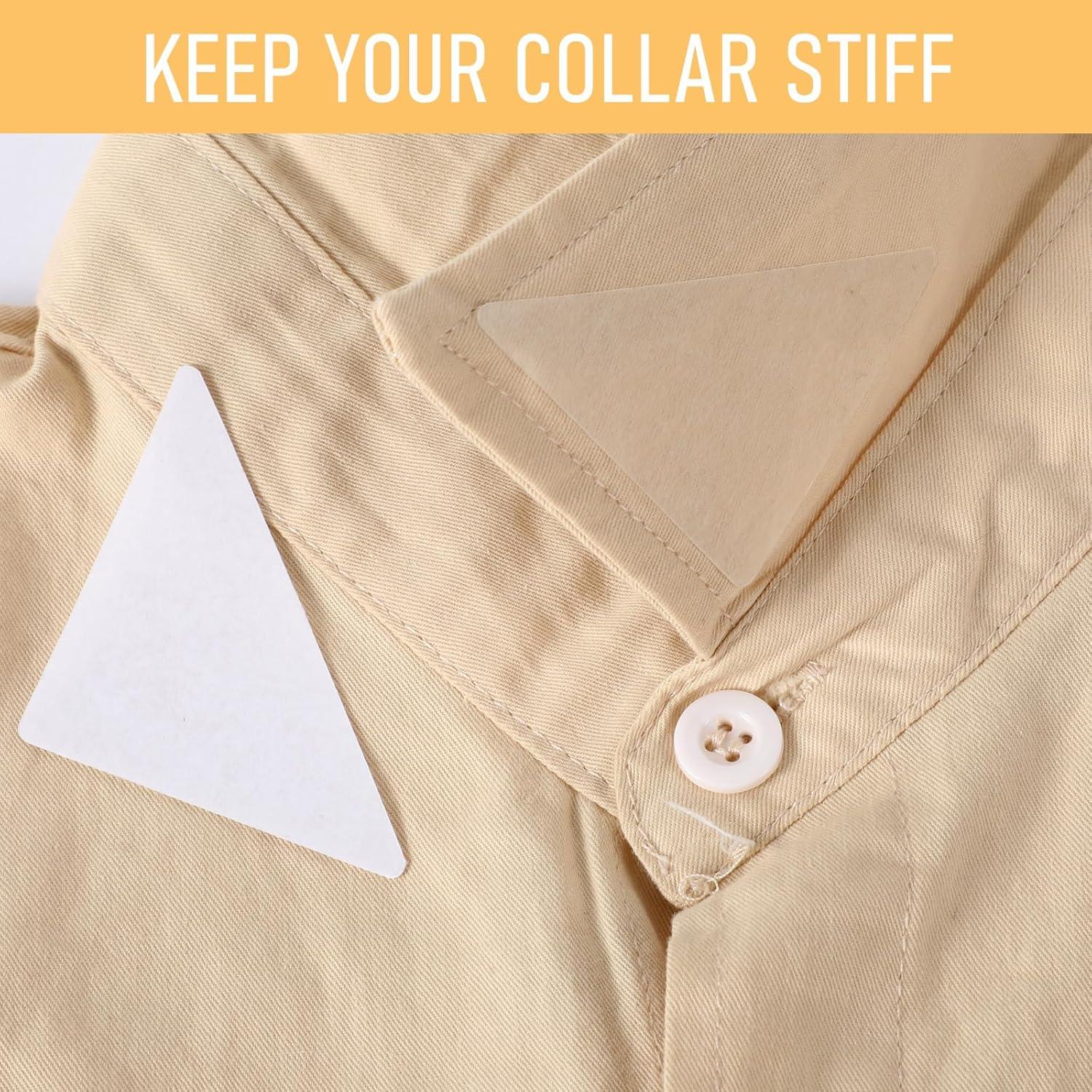 60 Soportes para Cuellos de Camisas Polo Wanmu - PVC Transparente