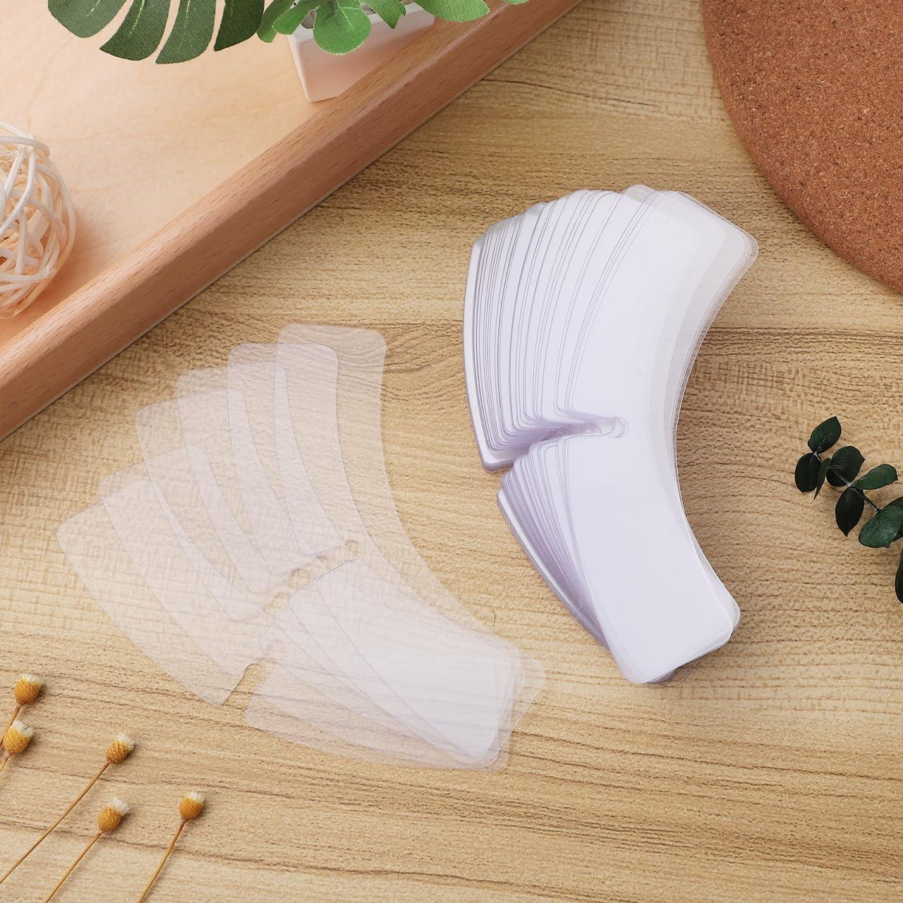 Soportes para Cuello de Camisa COHEALI 100pcs Plástico Transparente