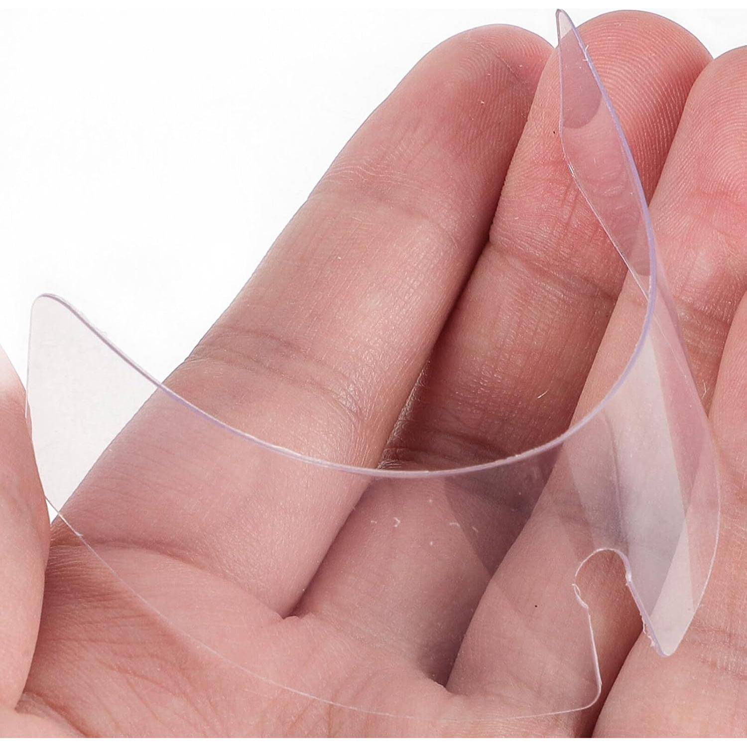 Soportes para Cuello de Camisa COHEALI 100pcs Plástico Transparente