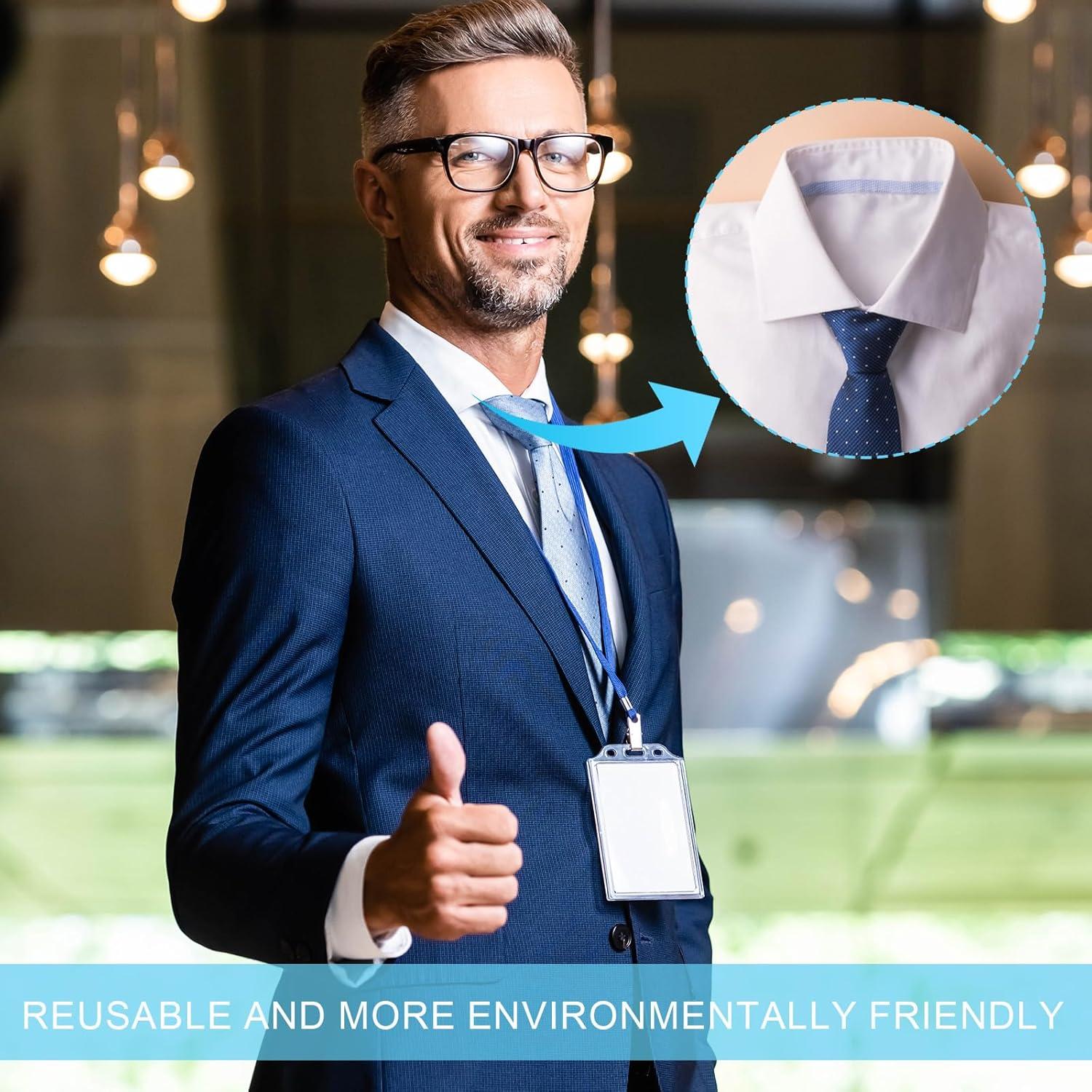 100 Soportes de Cuello de Camisa Oruola - PVC Blanco, 5 Longitudes