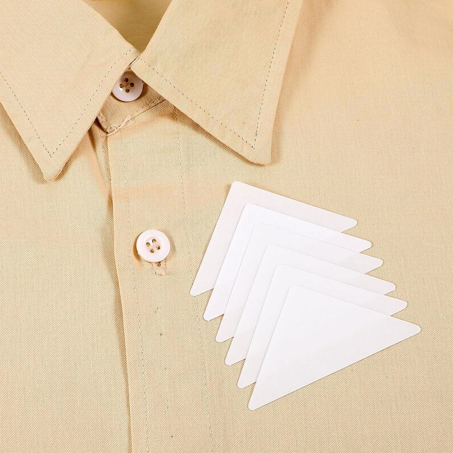 150 Etiquetas Adhesivas para Cuellos de Camisas Unisex Xthrotsenk