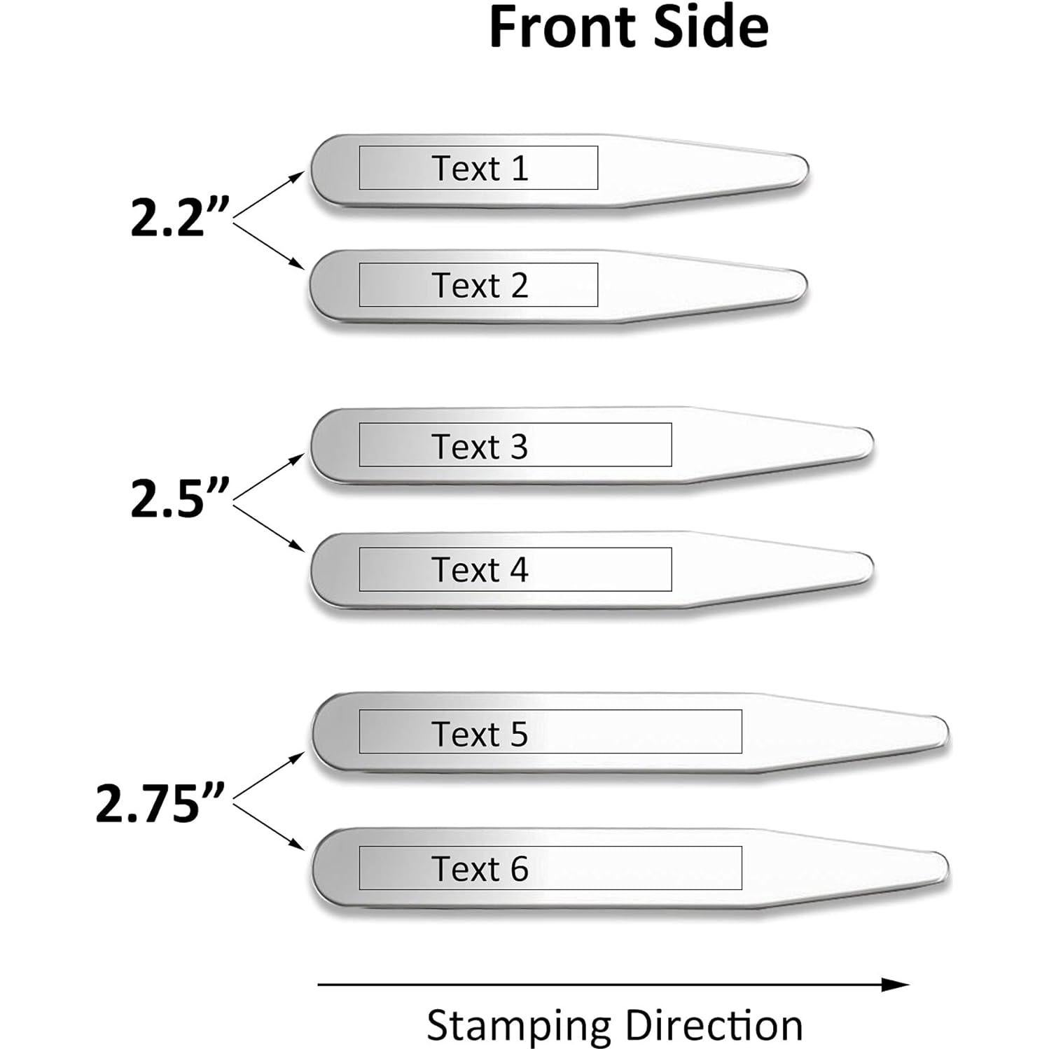 Set de 6 Perchas de Acero Inoxidable Personalizadas - Personalizado Maestro