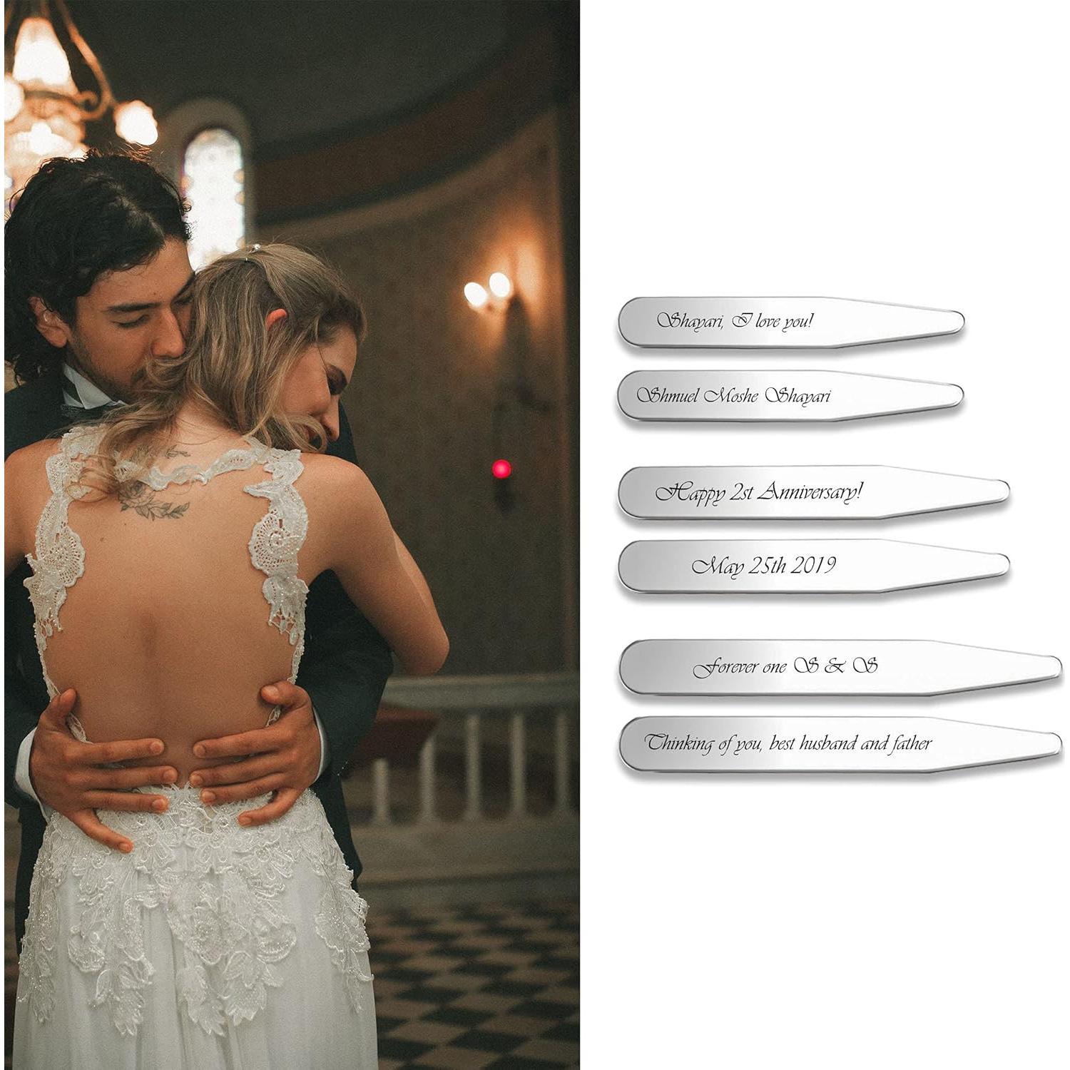 Set de 6 Perchas de Acero Inoxidable Personalizadas - Personalizado Maestro