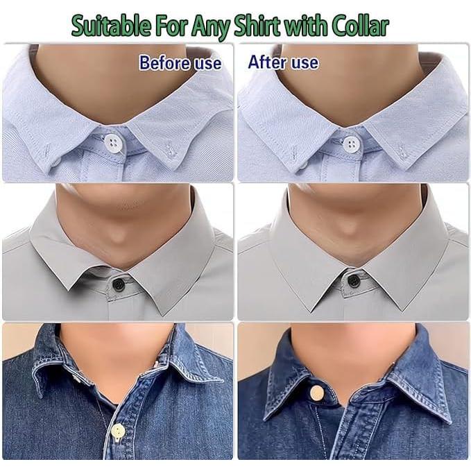 Permanentes Adhesivos para Cuellos de Camisas y Polos - 60 Puntos