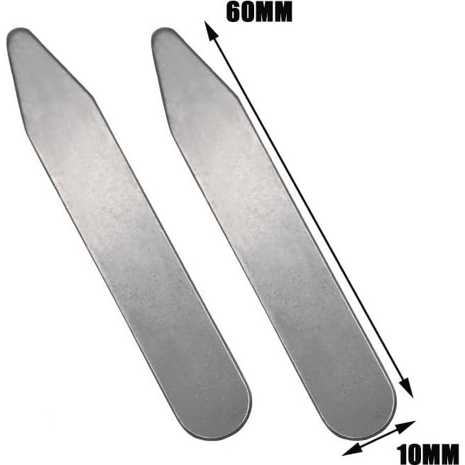 Estiradores de Cuello de Camisa VASANA Acero Inoxidable 6PCS