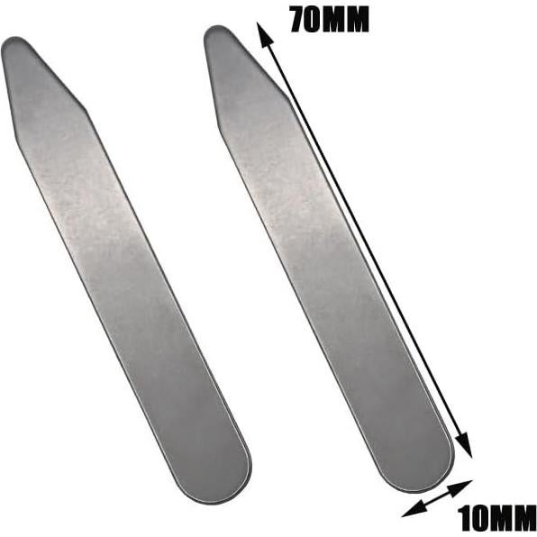 Estiradores de Cuello de Camisa VASANA Acero Inoxidable 6PCS