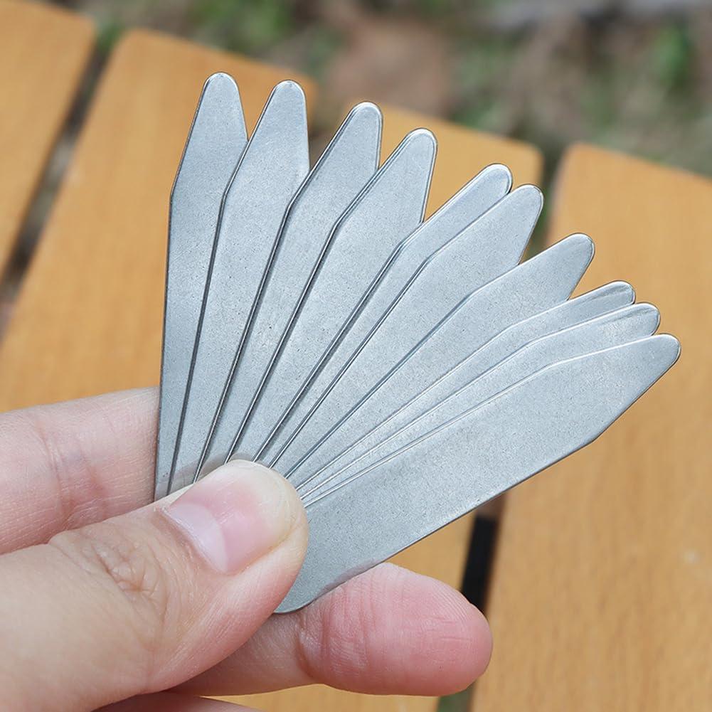 Estiradores de Cuello de Camisa VASANA Acero Inoxidable 6PCS