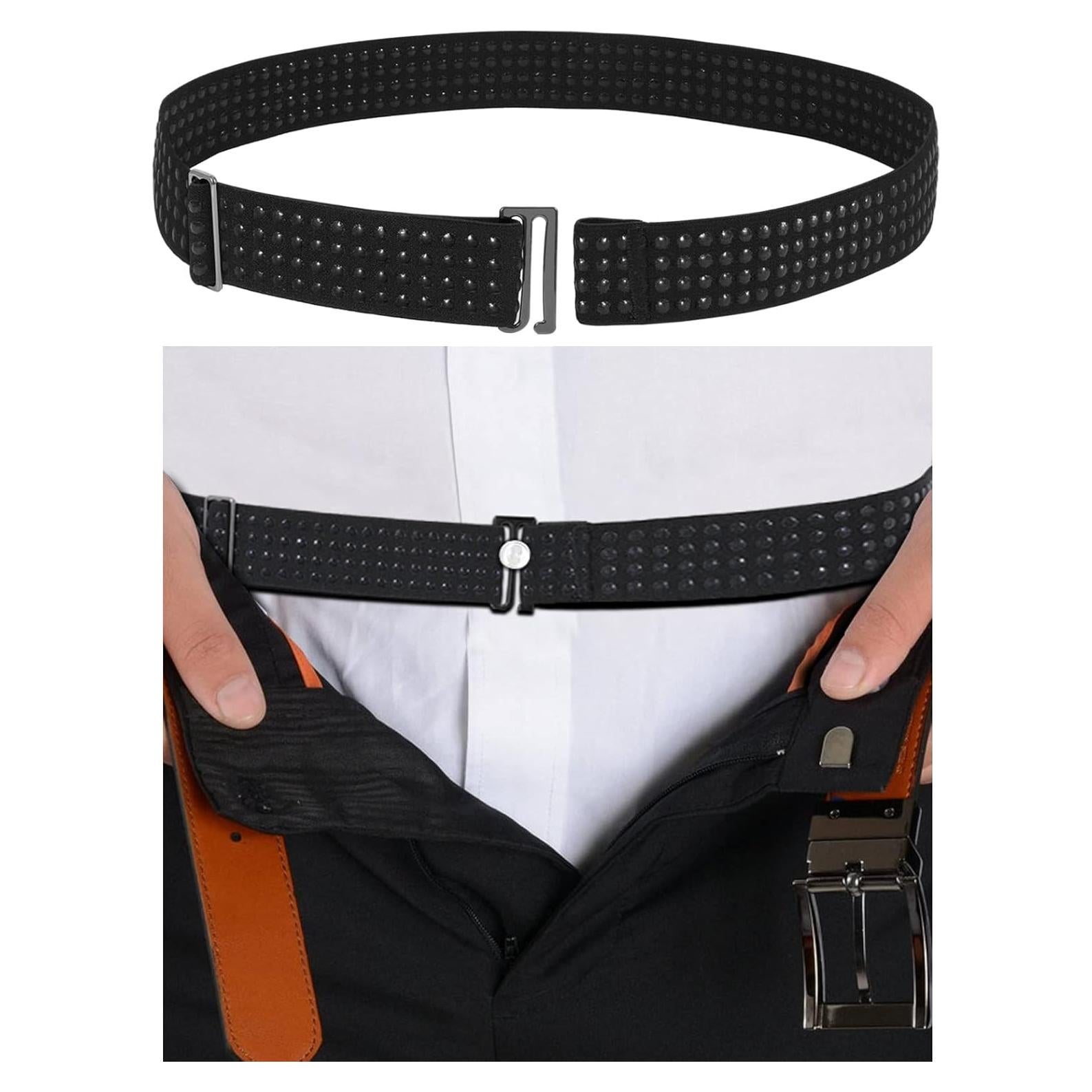 Cinturón Antideslizante SUOSDEY para Camisas Ajustable 3.1cm