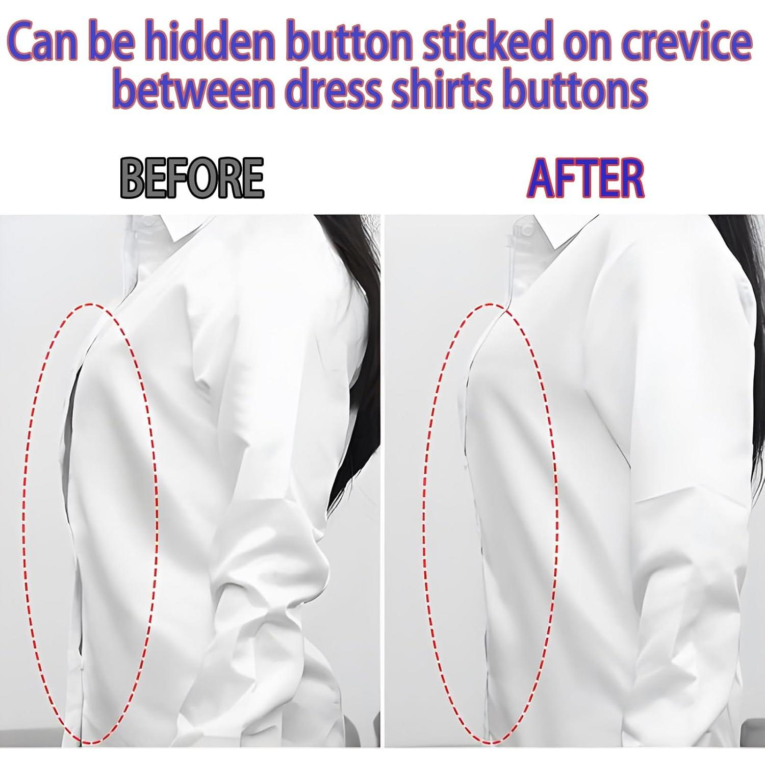 Collares Adhesivos para Camisas y Polos - 120 Pcs - Sin Metal