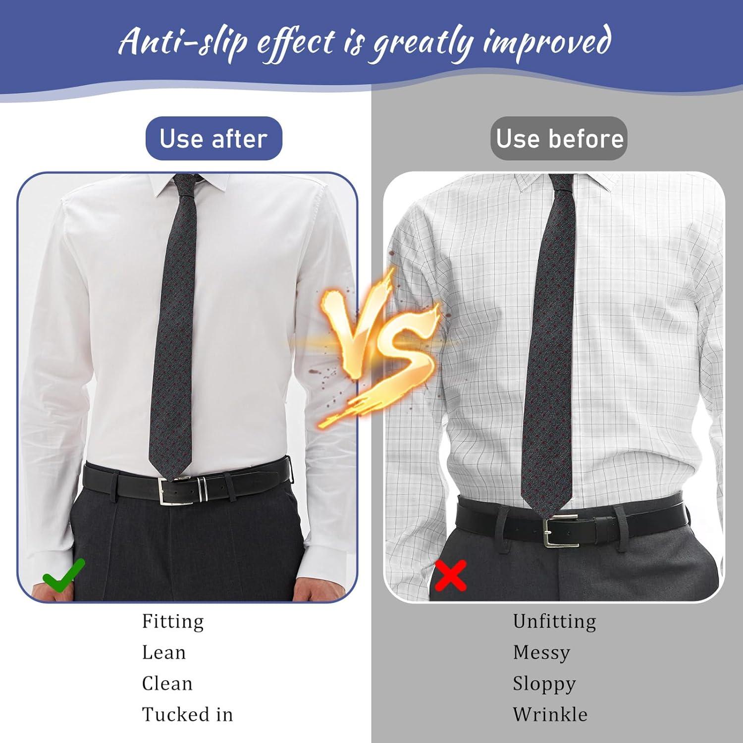 Cinturón Ajustable Antideslizante para Camisa Unisex