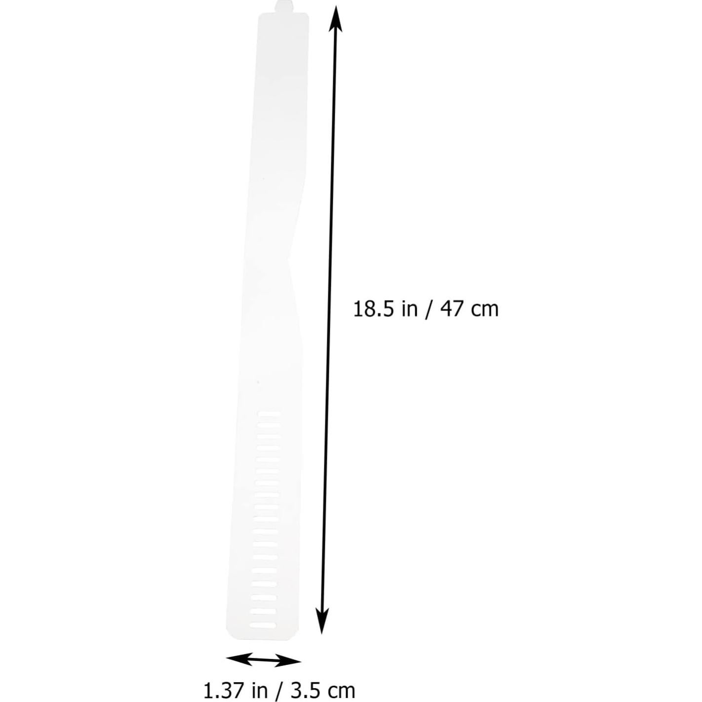 100 Aletas de Plástico Transparentes para Camisas de Hombre y Mujer