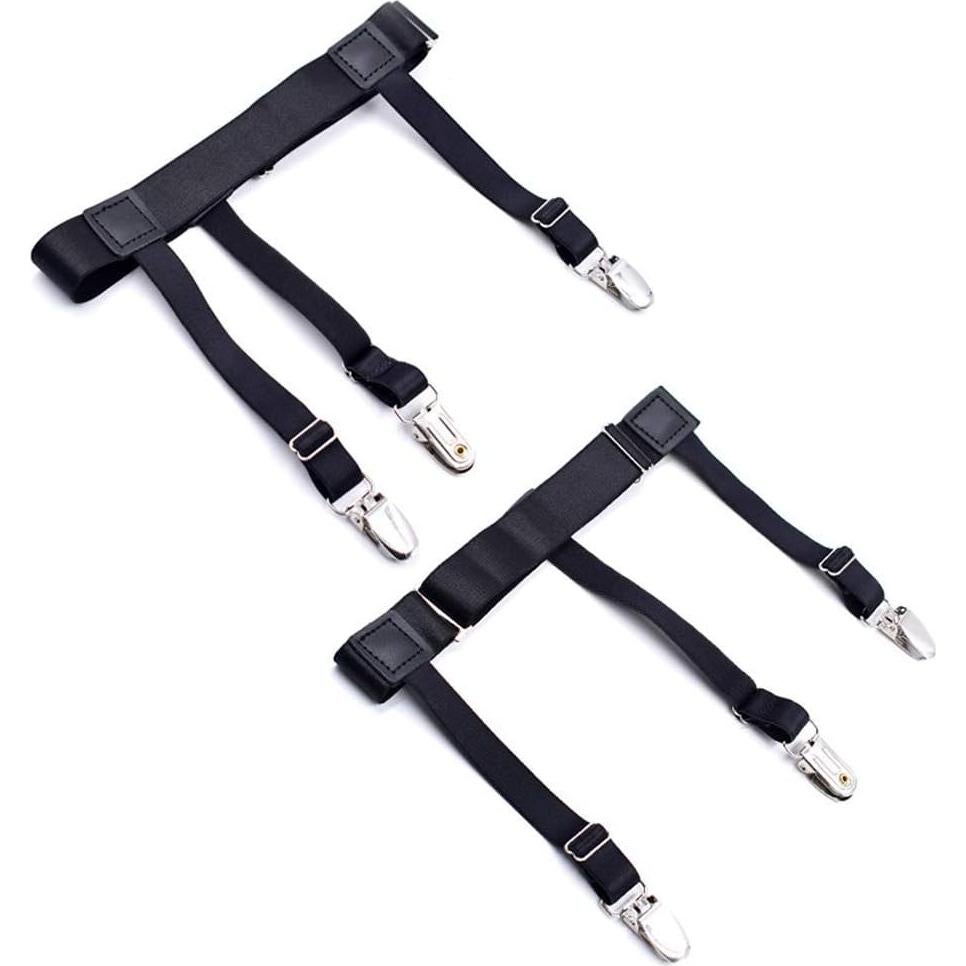 Tirantes de Camisa Ajustables Kedofe para Hombre - Antideslizantes