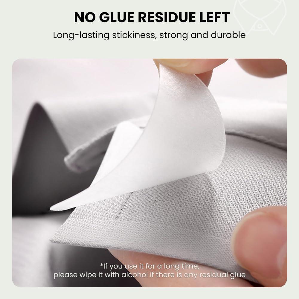 50 Piezas Collar Stays Triangulares Blancos WinldMonmo PVC