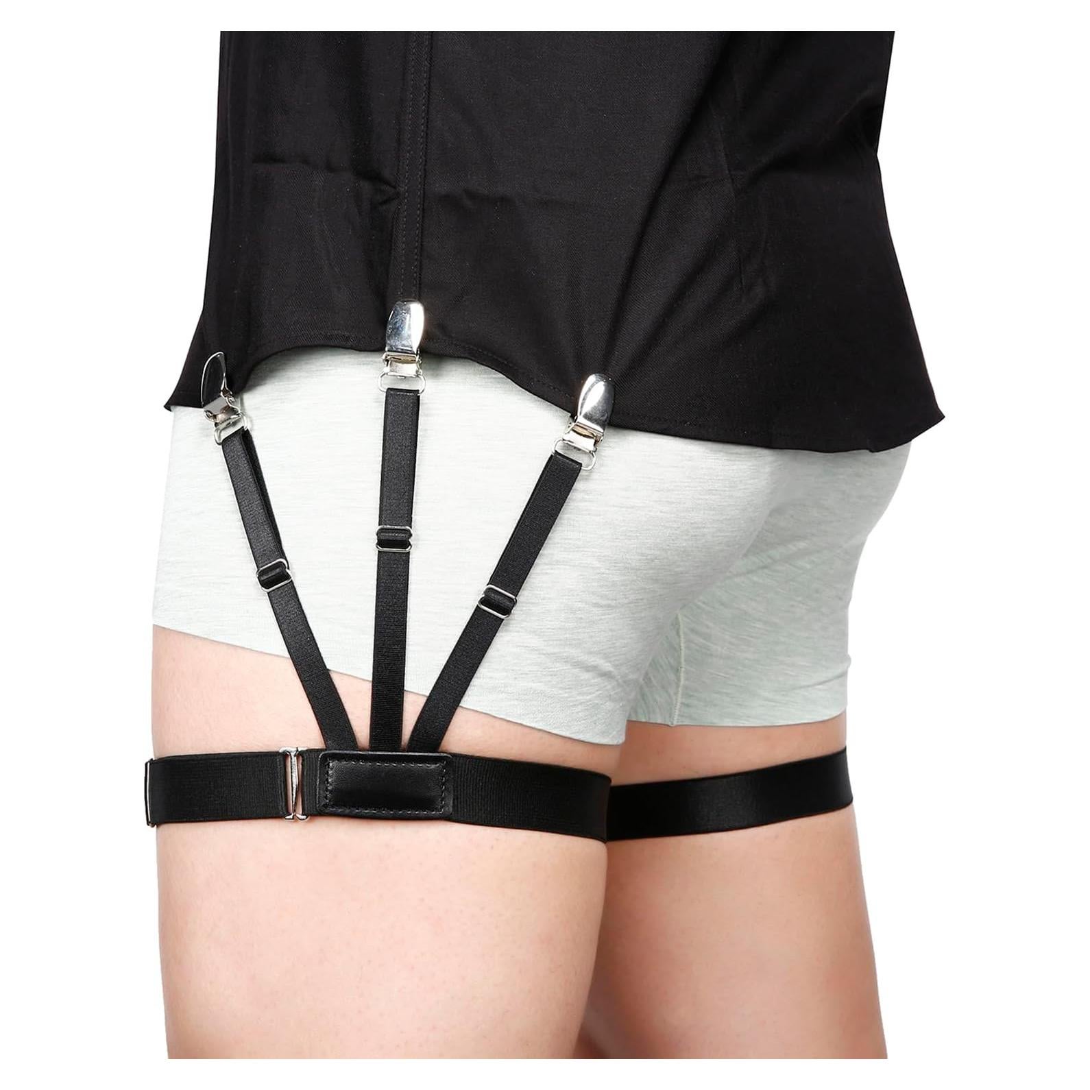 Sujetadores de Camisa Kedofe para Hombre Ajustables Antideslizantes