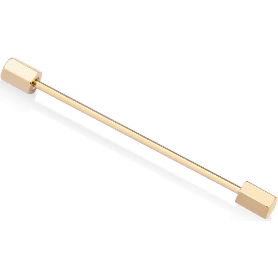 Clip de Corbata wynameleri Set 3 Piezas Dorado y Plateado