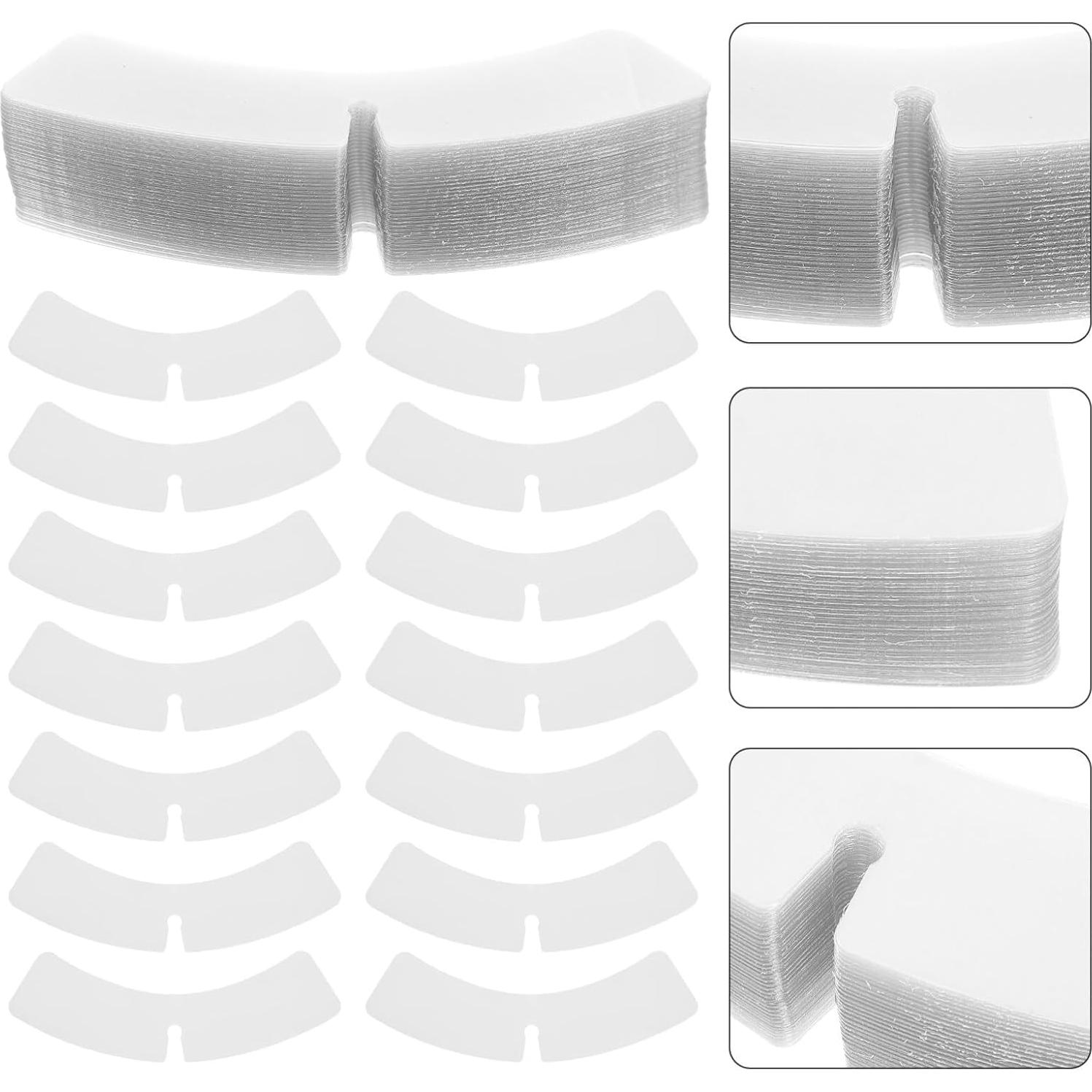 100 Soportes de Cuello de Plástico Haohaiblooms Transparentes