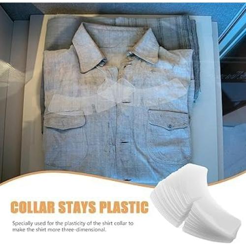 100 Soportes de Cuello de Plástico Haohaiblooms Transparentes