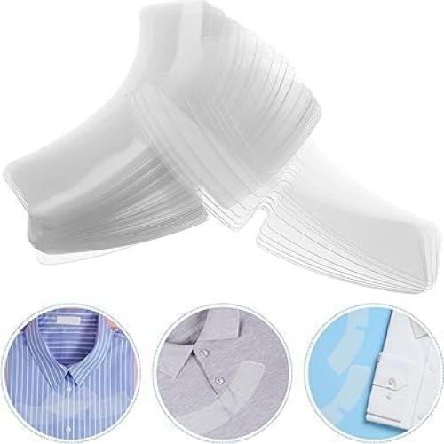 100 Soportes de Cuello de Plástico Haohaiblooms Transparentes