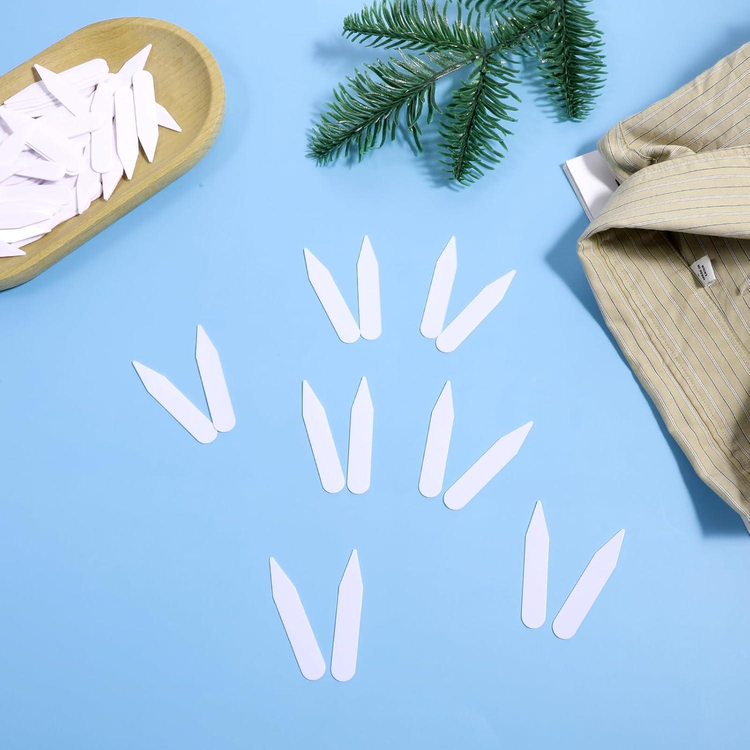 90 Soportes de Cuello de Camisa JIYIN para Hombre 5.5x1 cm