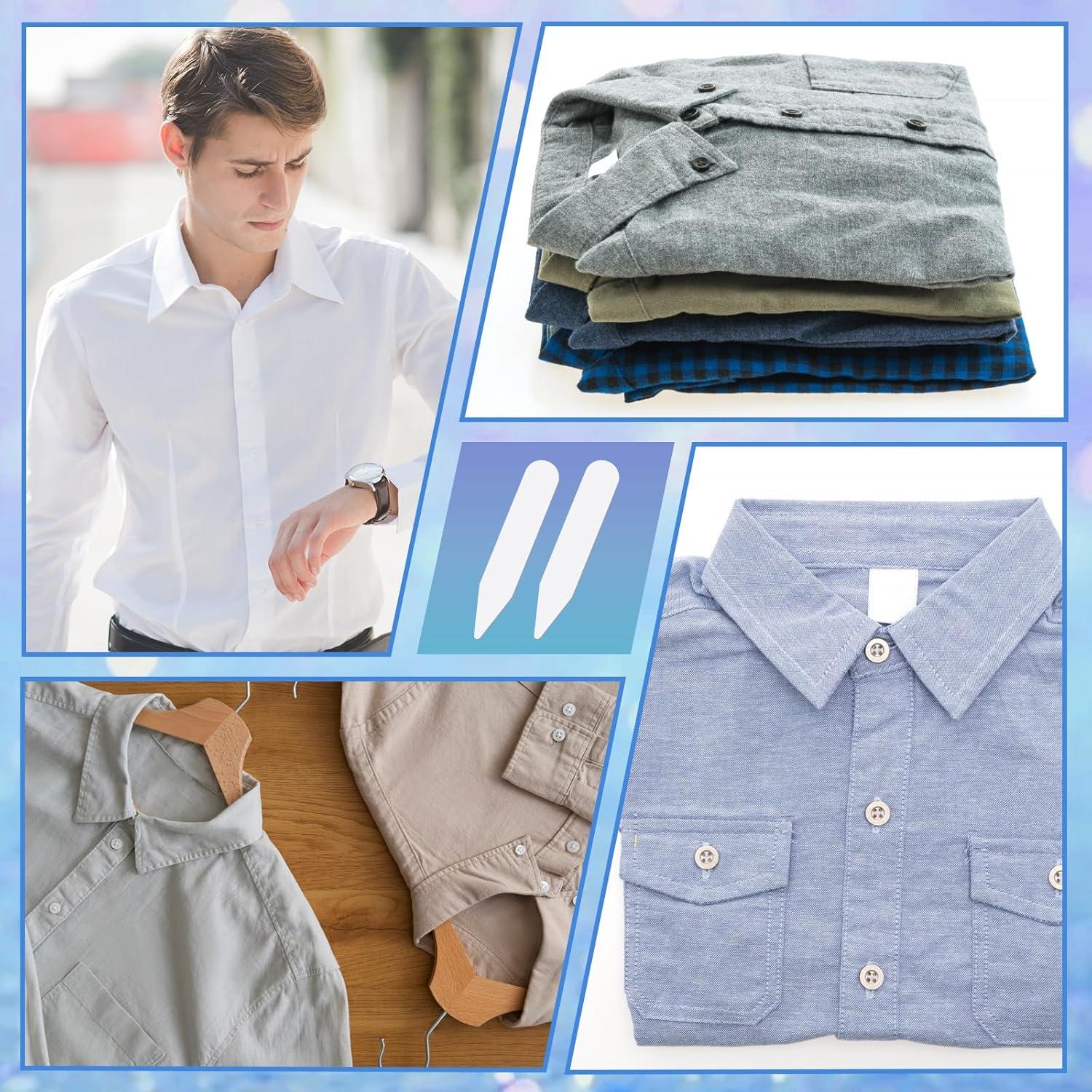 90 Soportes de Cuello de Camisa JIYIN para Hombre 5.5x1 cm