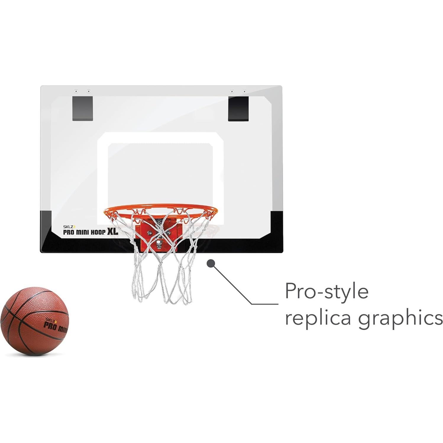 Aro de Baloncesto SKLZ Pro Mini para Puerta - Portátil