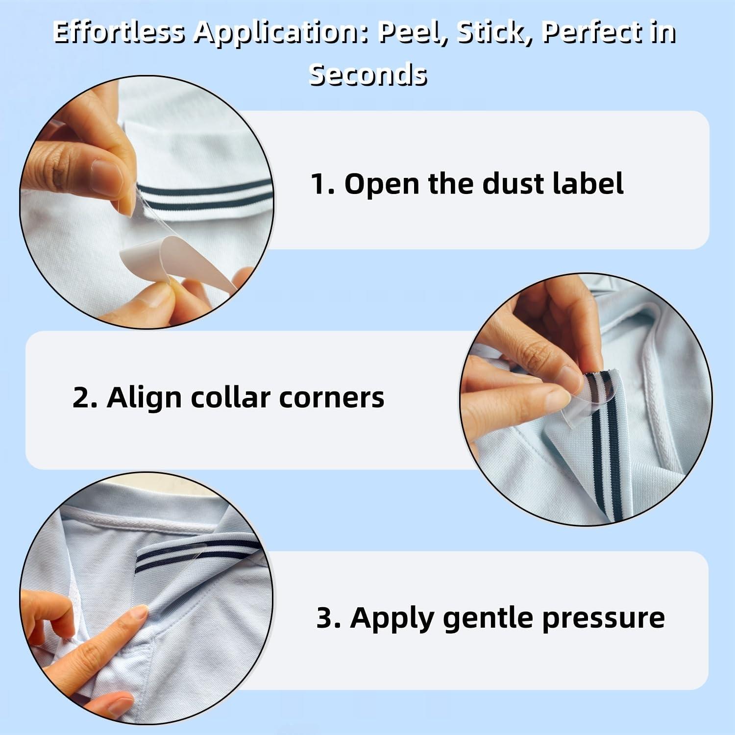 Soportes de Cuello KuuDack 100 Piezas PVC Antiarrugas