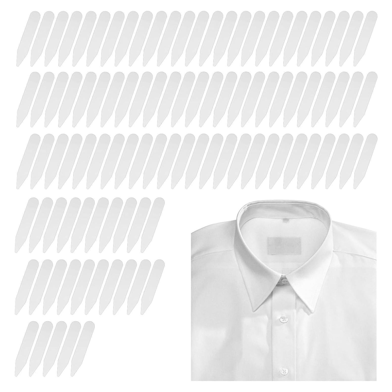 Estabilizadores de Cuello de Camisa Ymapinc - 100 Piezas PVC 5.5cm