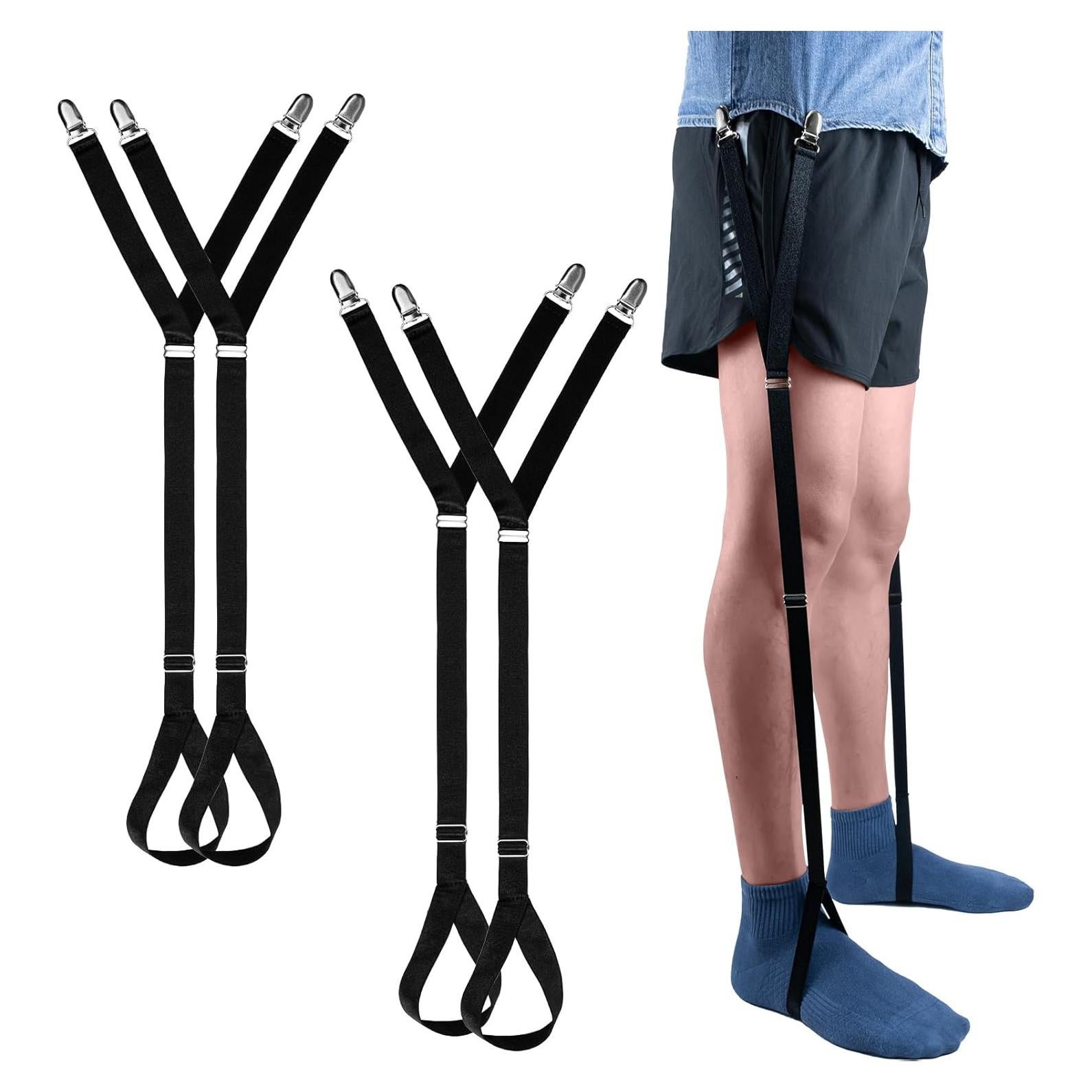 EGGBOY Sujetadores de Camisa Ajustables para Hombres - 2 Pares