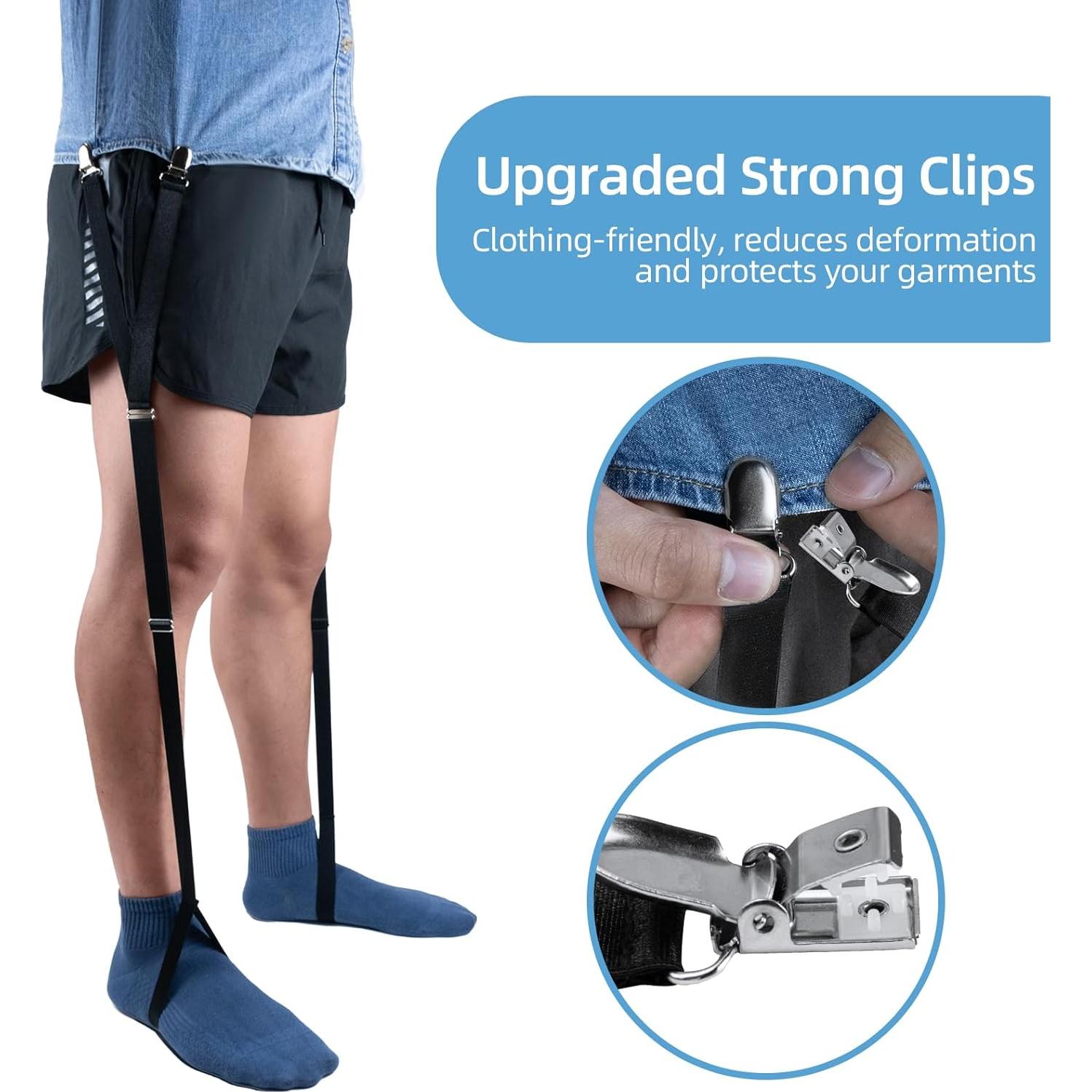 EGGBOY Sujetadores de Camisa Ajustables para Hombres - 2 Pares