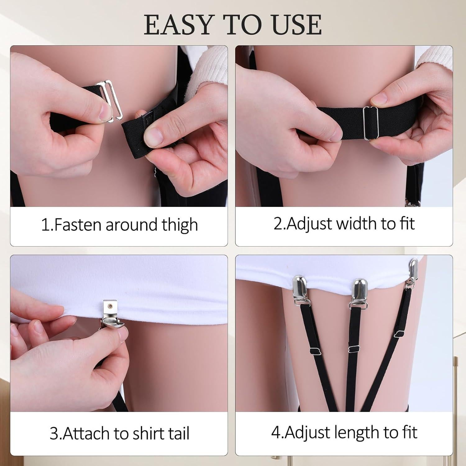 Soportes para Camisas Antideslizantes Cobee - 2 Pcs para Hombres