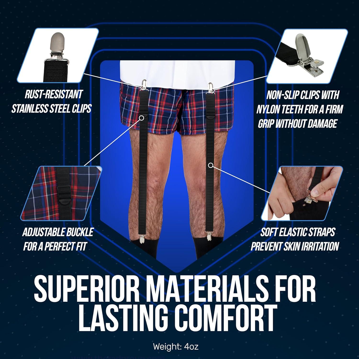 Permanencias de Camisa para Hombres - Garter Negro