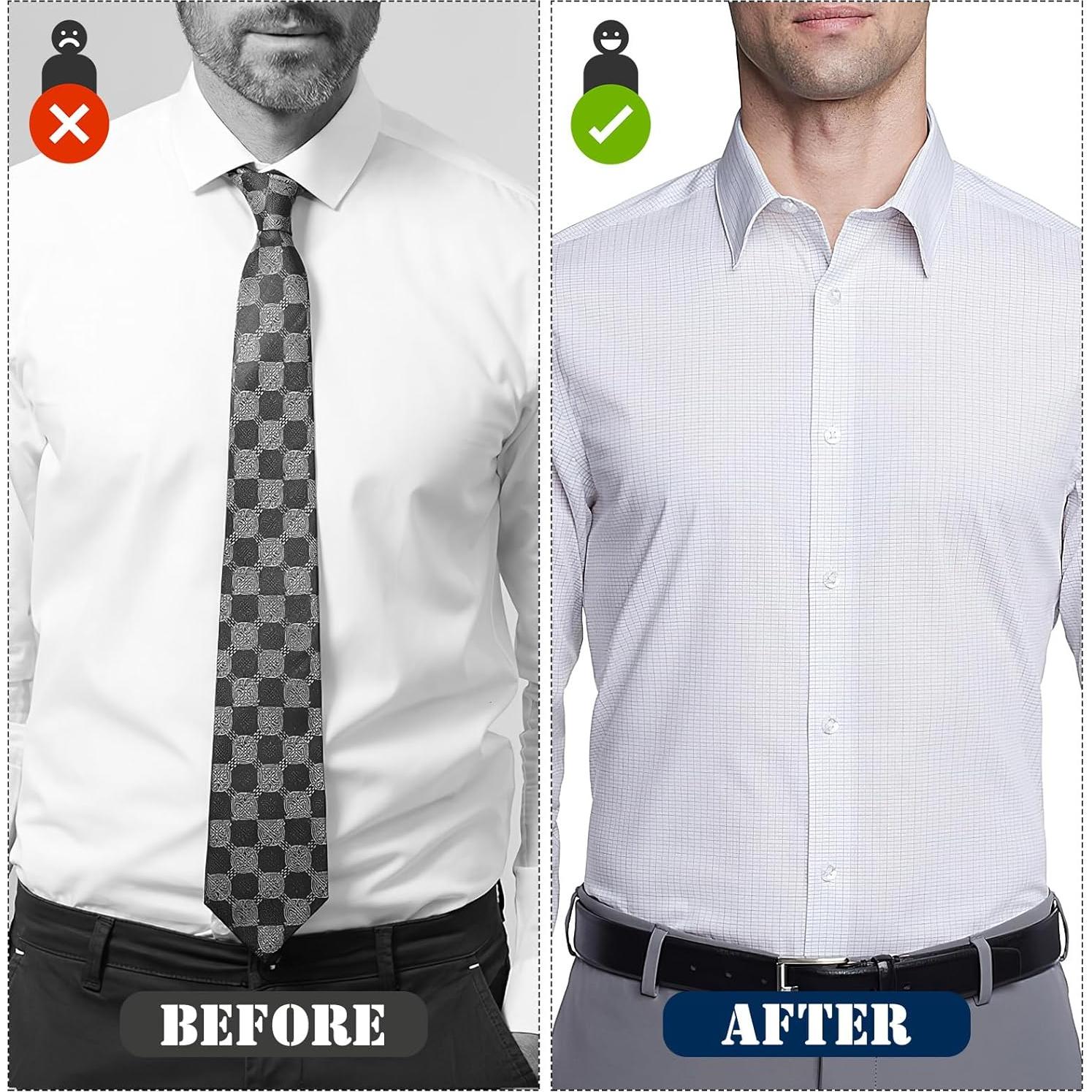 Sujetadores de Camisa DECHOUS Ajustables Antideslizantes 65cm