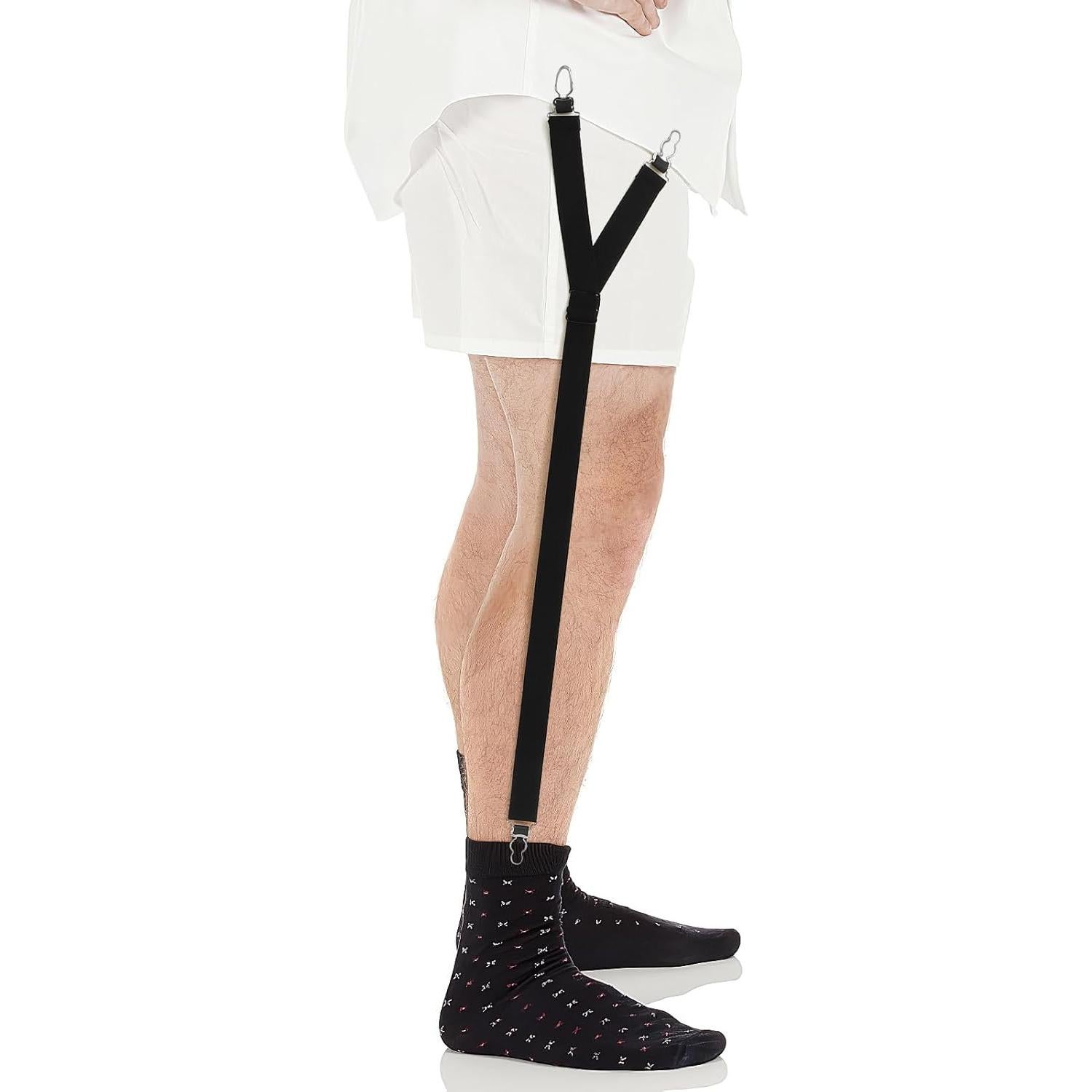 Sujetadores de Camisa DECHOUS Ajustables Antideslizantes 65cm