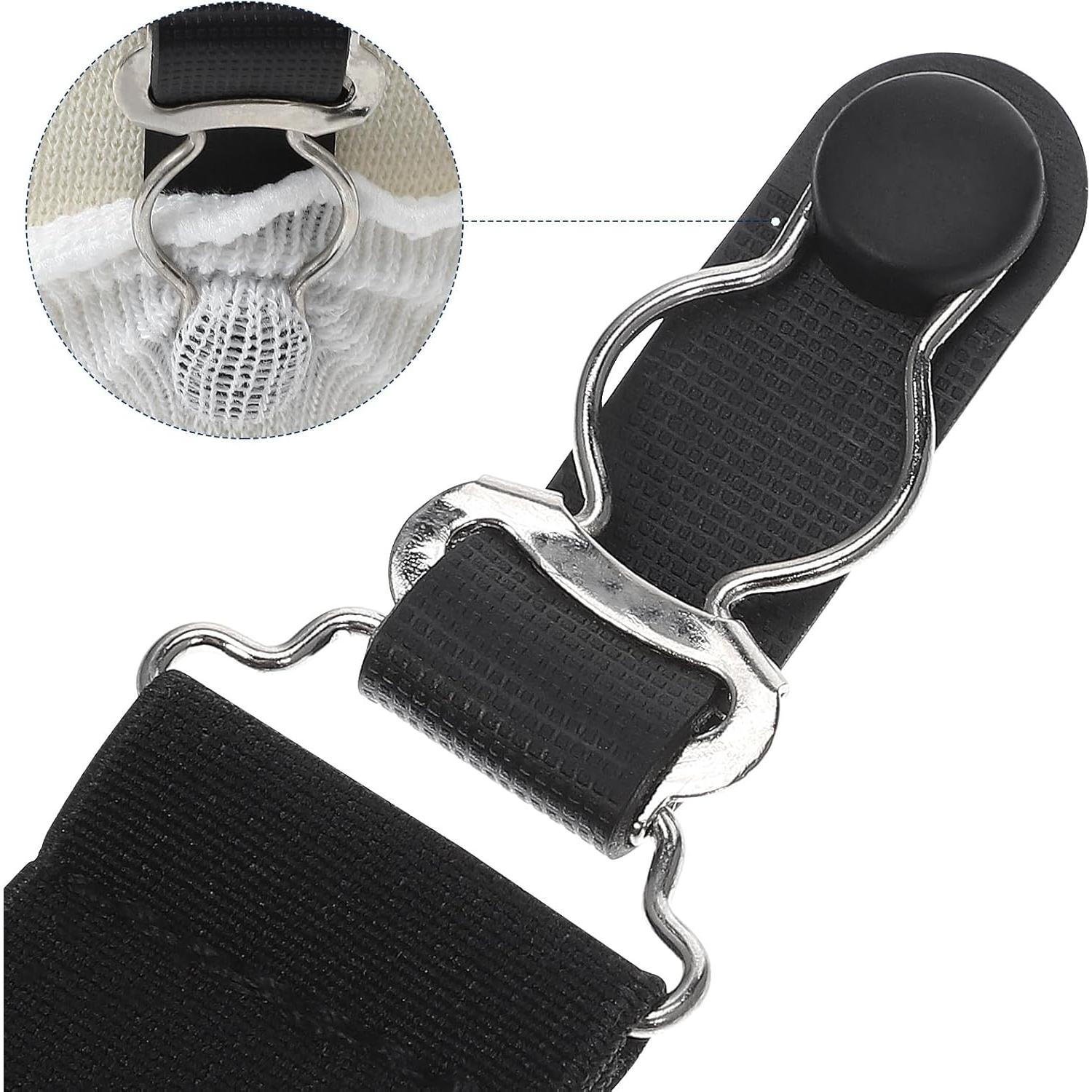 Sujetadores de Camisa DECHOUS Ajustables Antideslizantes 65cm