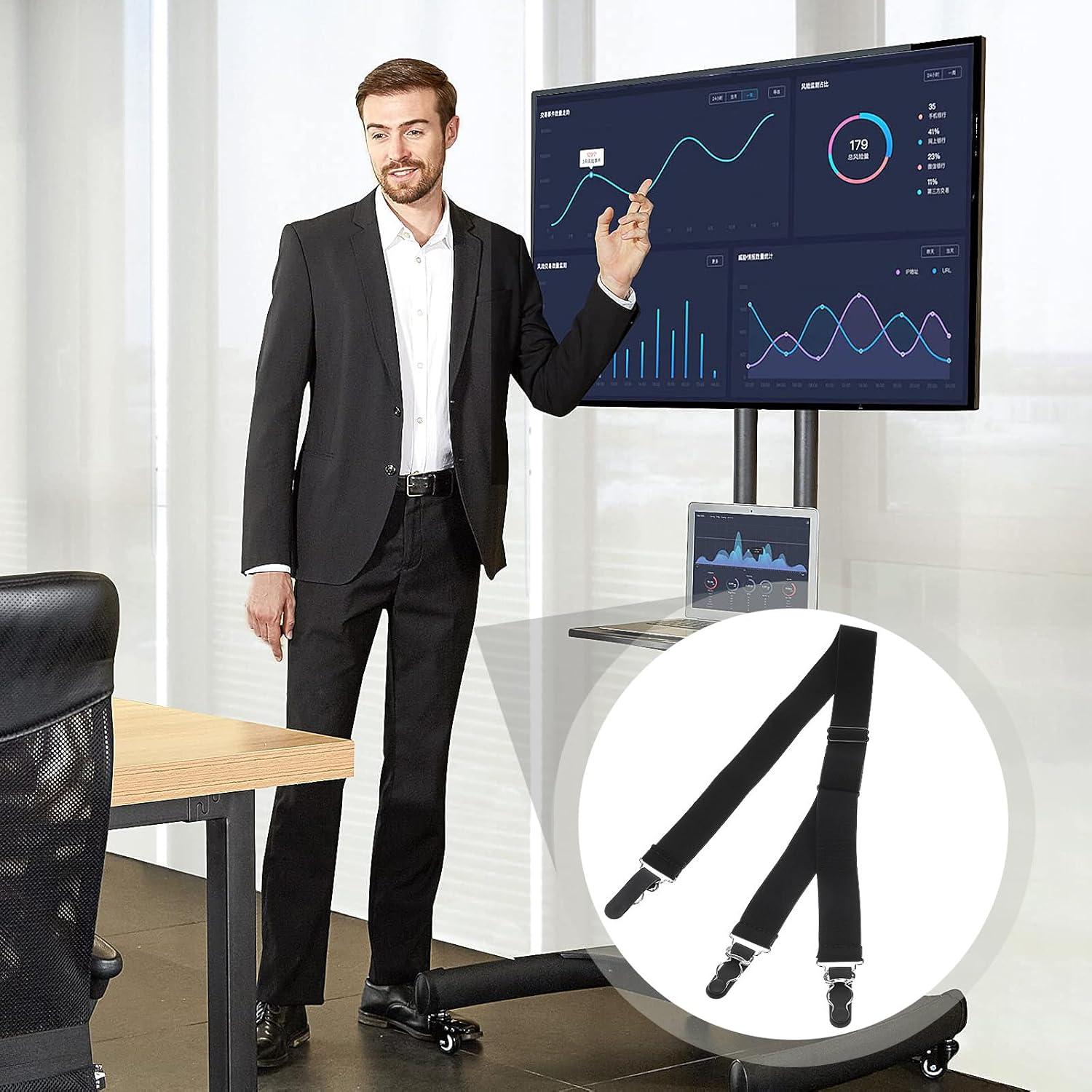 Sujetadores de Camisa DECHOUS Ajustables Antideslizantes 65cm