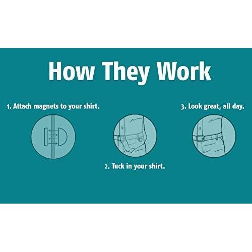 Camisetas Magnéticas Magnetuck para Hombres - Gris Gunmetal