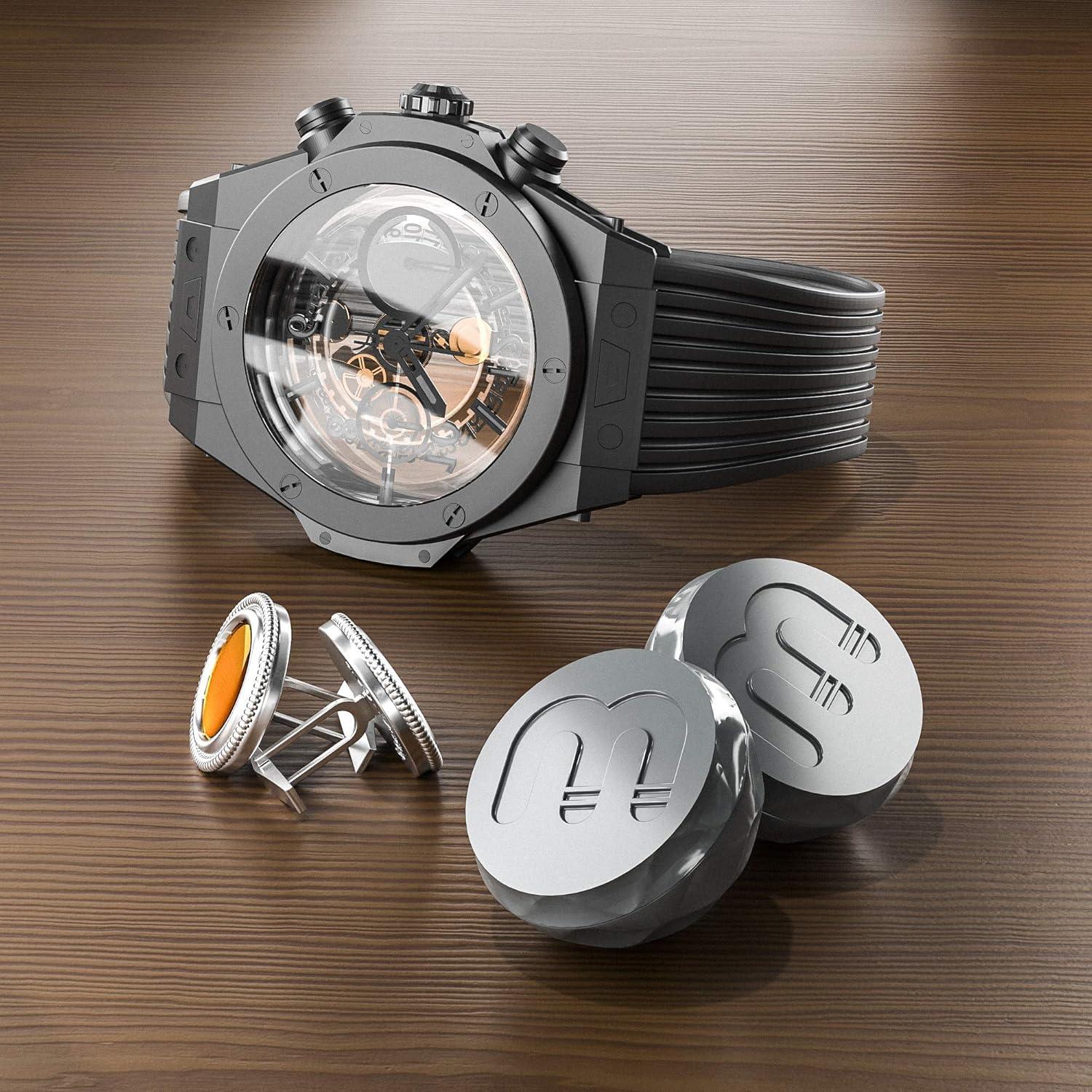 Camisetas Magnéticas Magnetuck para Hombres - Gris Gunmetal