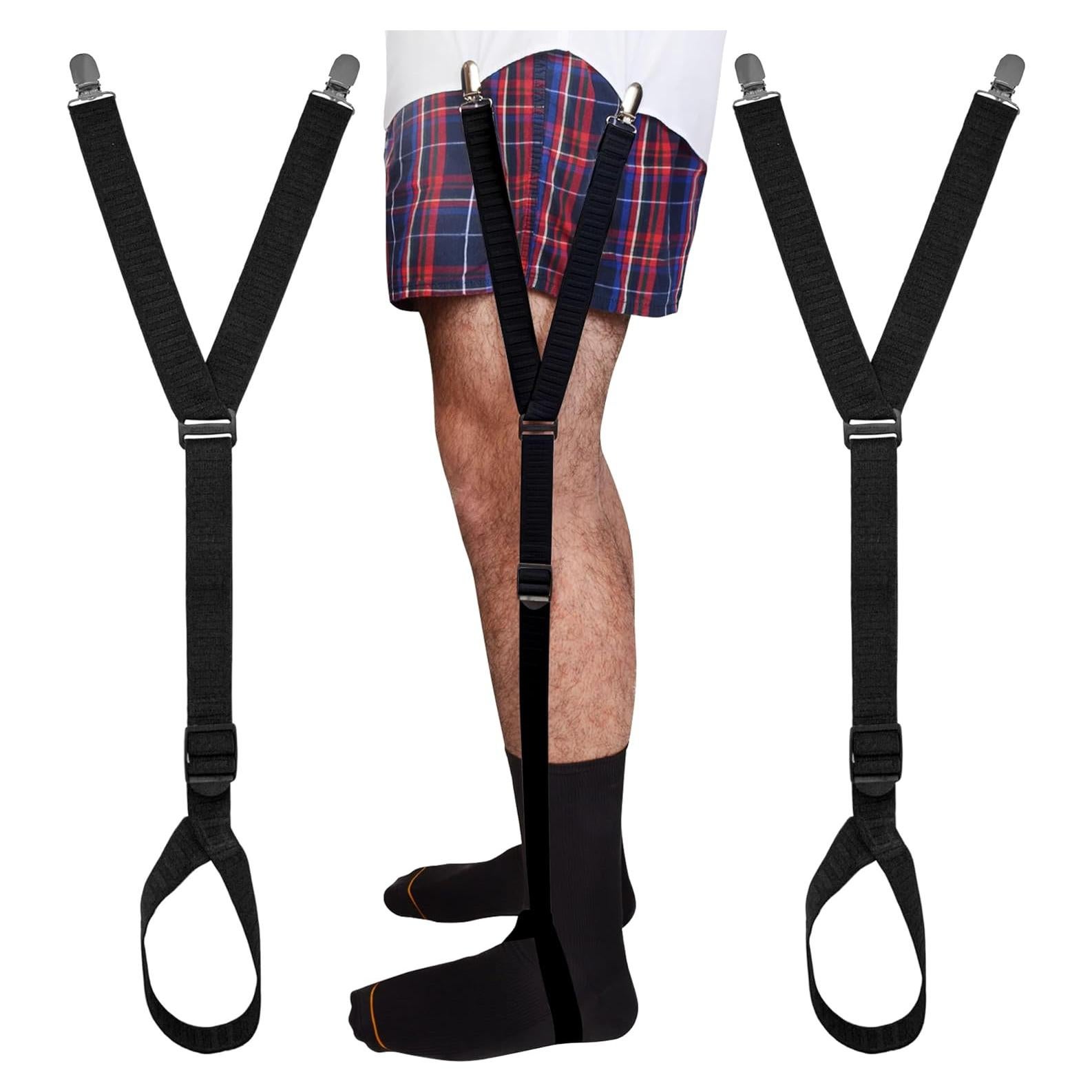 Sujetador de Camisa Shirt Stay Plus Estilo Estribo Negro