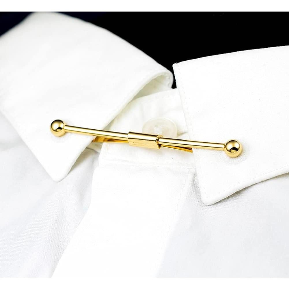 3 Piezas Pin de Cuello Cobre Duradero Plata Dorado Negro