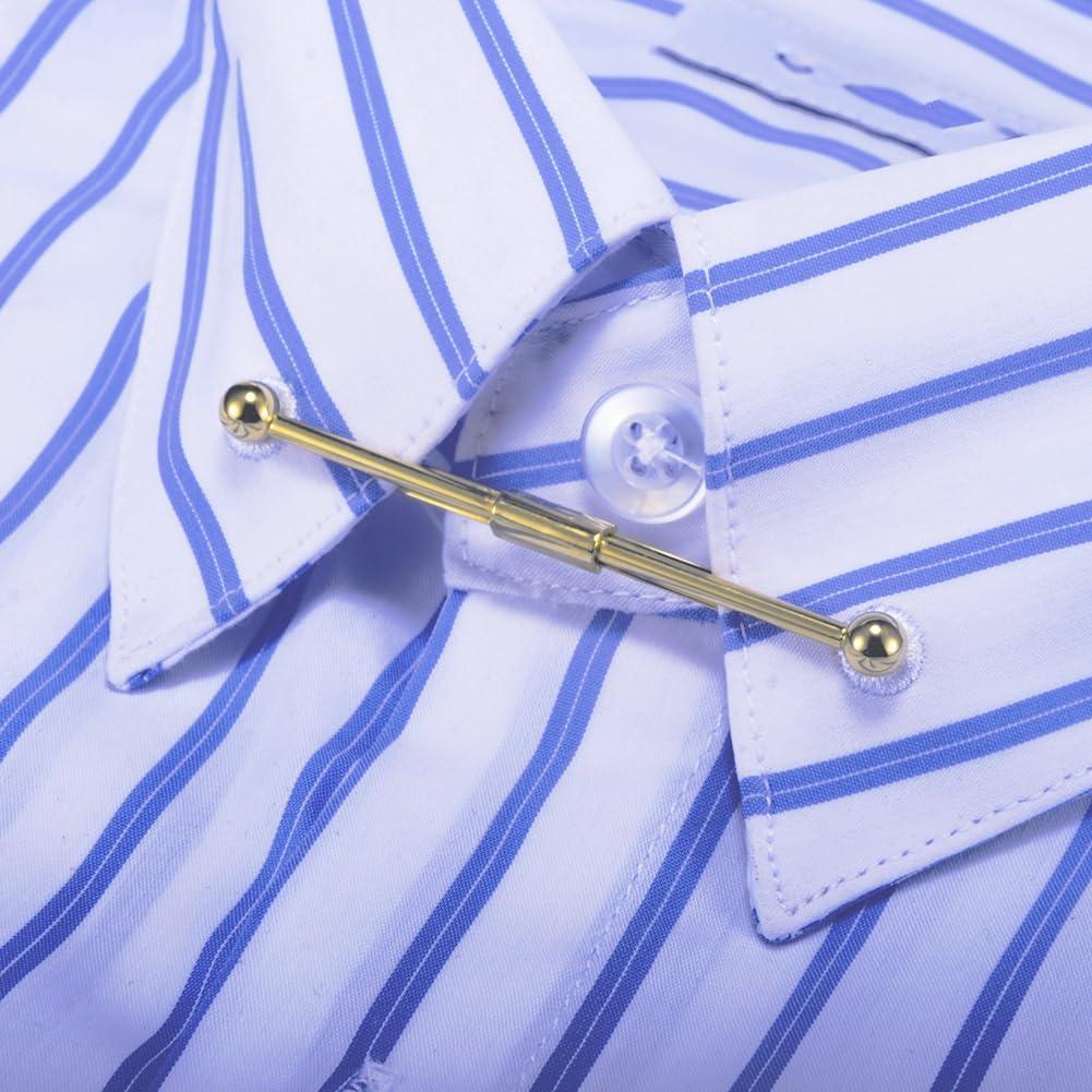 Clip de Corbata BFLCTTBD 3 Piezas Metal Oro Plata Negro