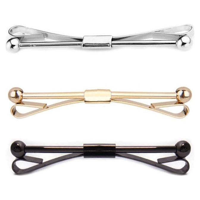 Pin de Barrita para Cuello de Camisa Vpang - Set de 3 Colores